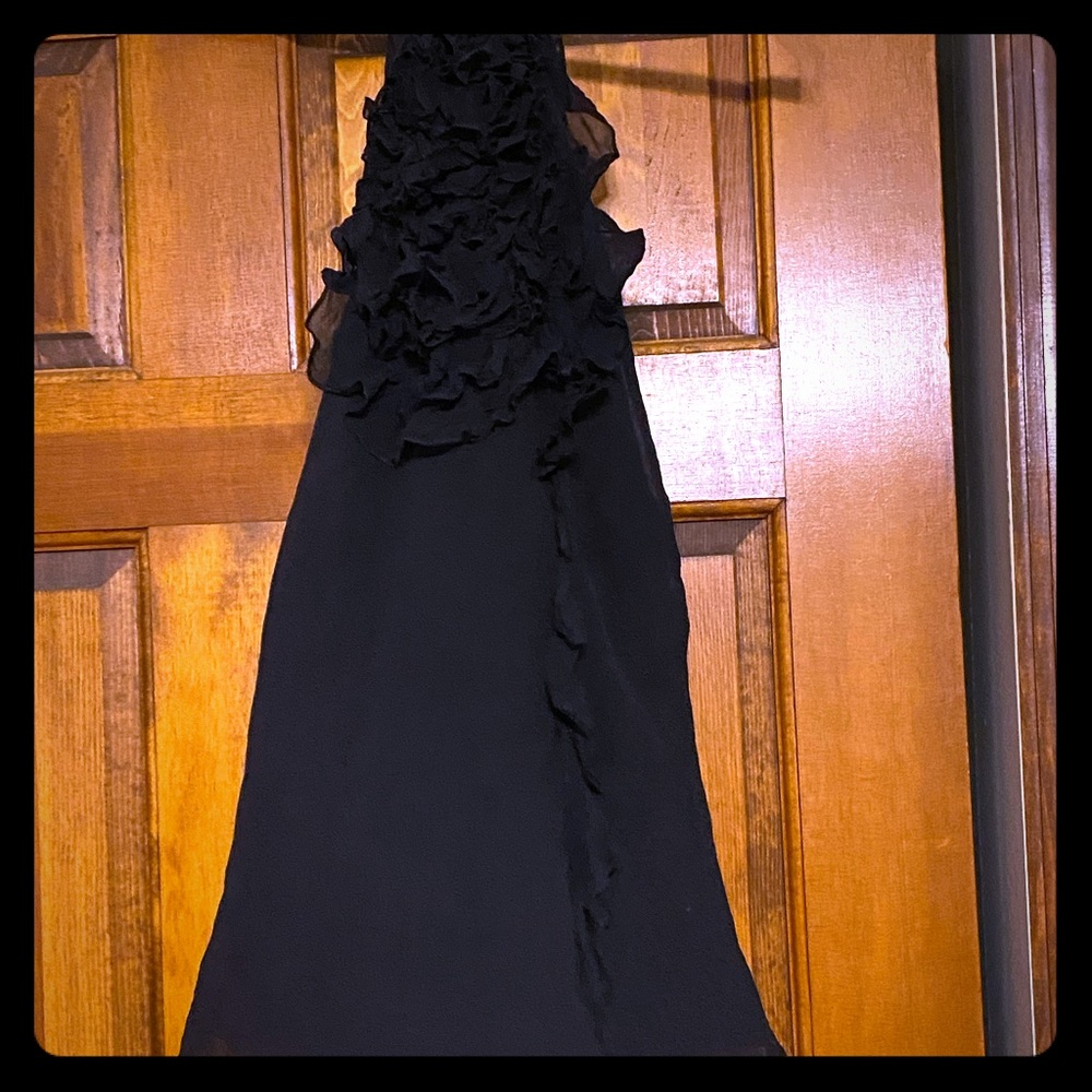 BCBG black flower top